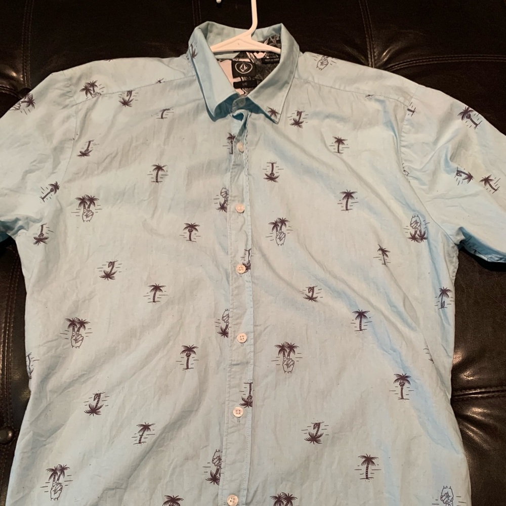 Volcom button down shirt.